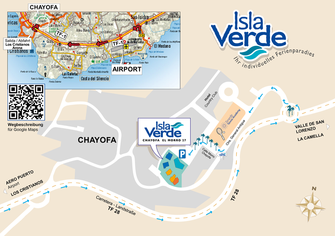 Isla Verde Anfahrtsplan 2023